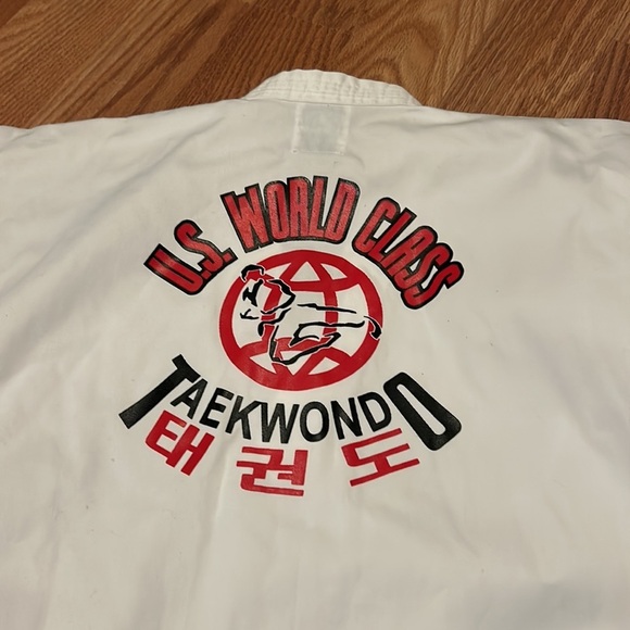 Martial Arts US Worldclass Taekwondo Gi Dobok Top Sang Moo Sa Men's Size 2 - Picture 6 of 11